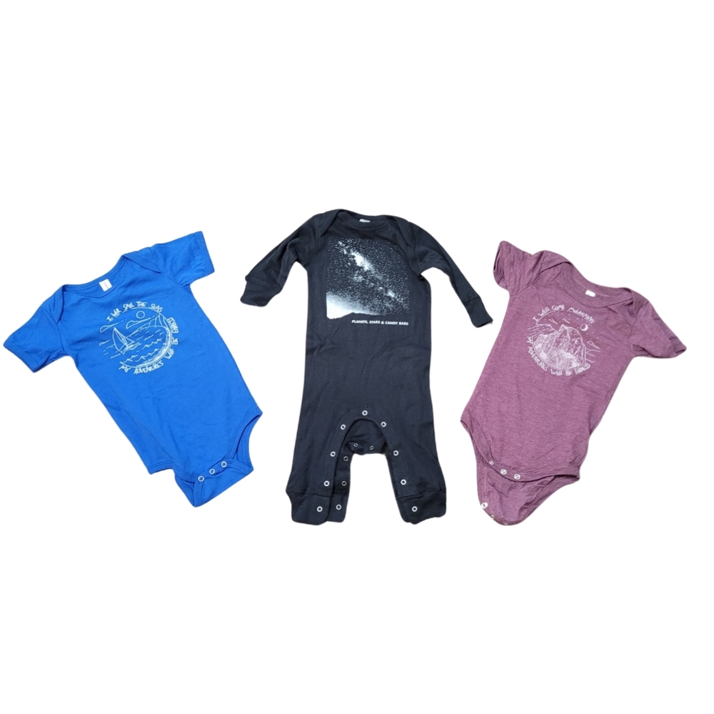 3/$30 baby onesie bundle, Sails & Stars